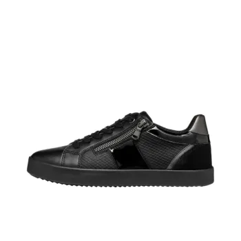 GEOX Slip Resistant Low Top Skateboard Shoes Women's Black