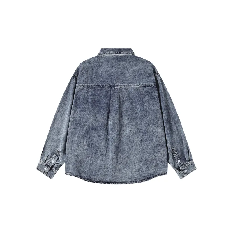 GEOFFREY B. SMALL Denim Jacket Unisex Blue-1