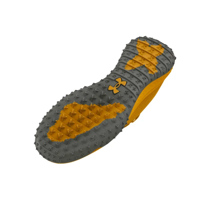 Under Armour UA Shadow Anti Slip Wear Resistant Soccer Shoes Unisex Yellow-4