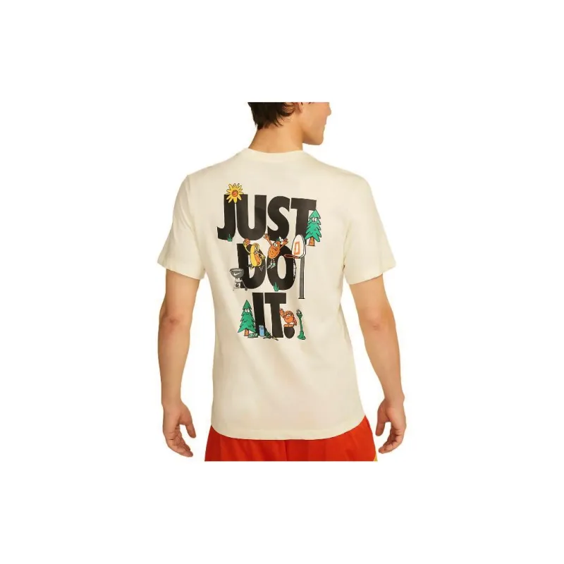 Nike T Shirts Men White-3
