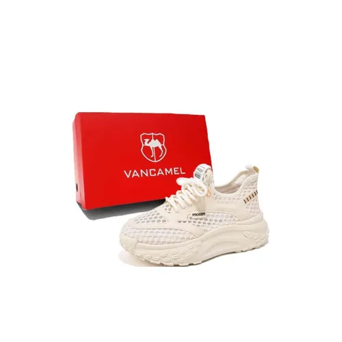 VanCamel Cushioning Height Increasing Wear-Resistant Lightweight Slip-Resistant Low-Top Chunky Sneakers Women's