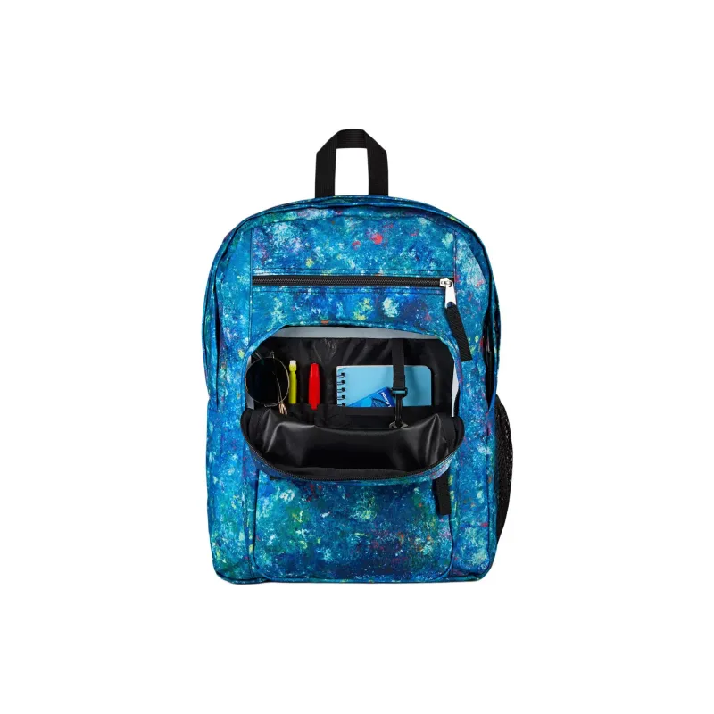 JanSport Recycled Polyester Backpack Unisex Silver Galaxy Blue-1