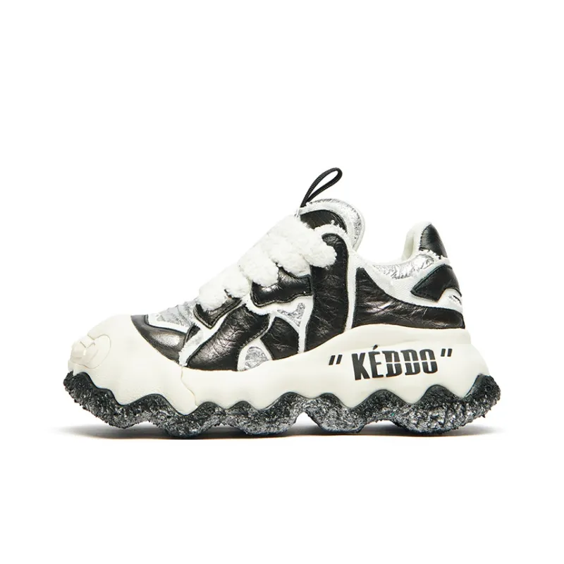 KEDDO Paint Is Not Dry Low Top Chunky Sneakers Unisex-12