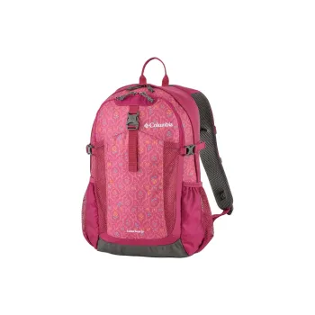 Columbia Nylon Backpack Women's Red Velvet Floral Pattern