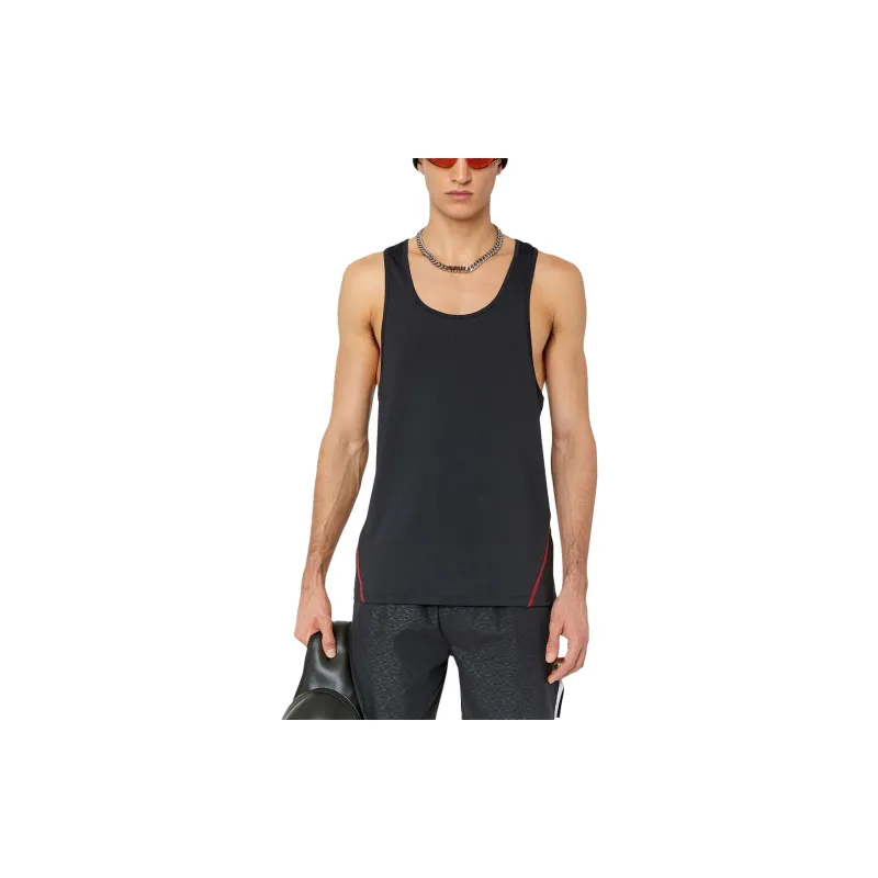 DIESEL Tank Tops Men Black-3