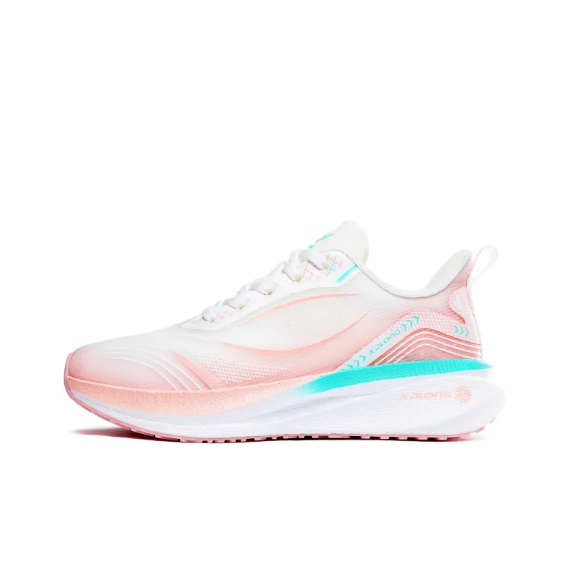 XIDELONG Running Shoes Unisex Low Top Cherry Blossom Pink, Amber Black, Lily Tea Green-0