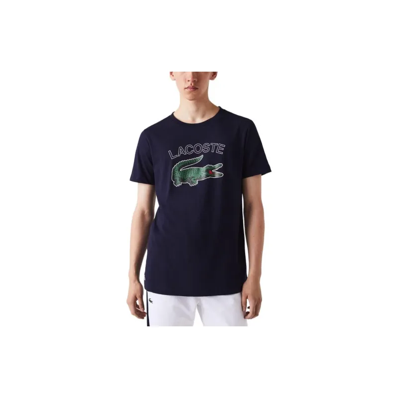 LACOSTE T Shirts Men Dark Purple-3