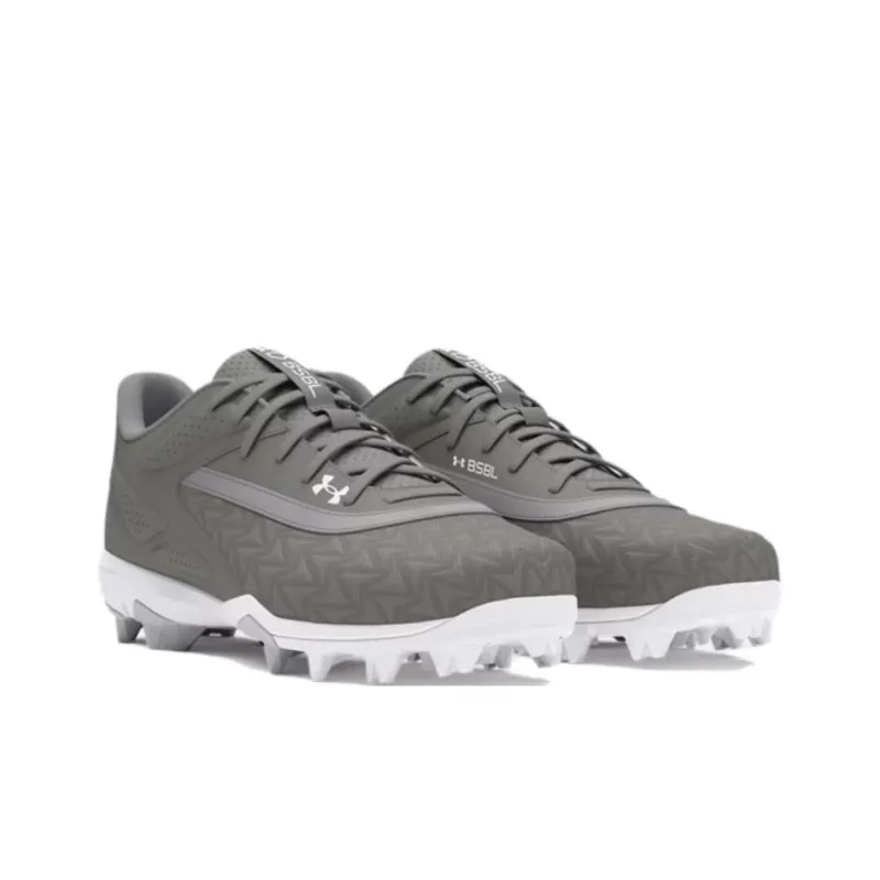 Under Armour Leadoff Anti Slip Wear Resistant Low Top Training Shoes Men's Gray-2