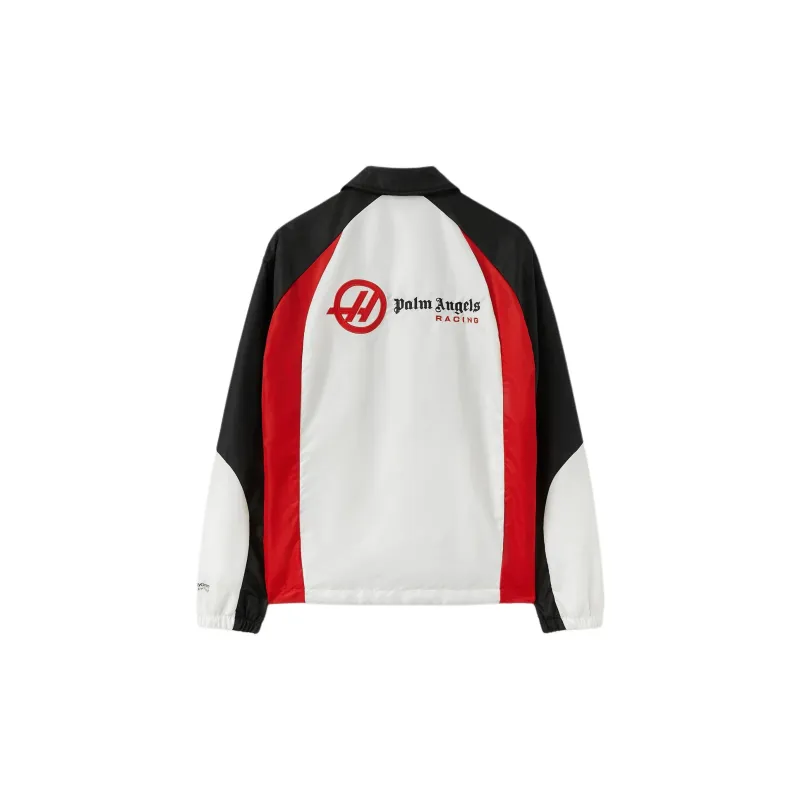 PALM ANGELS Logo Patch Track Jacket-1
