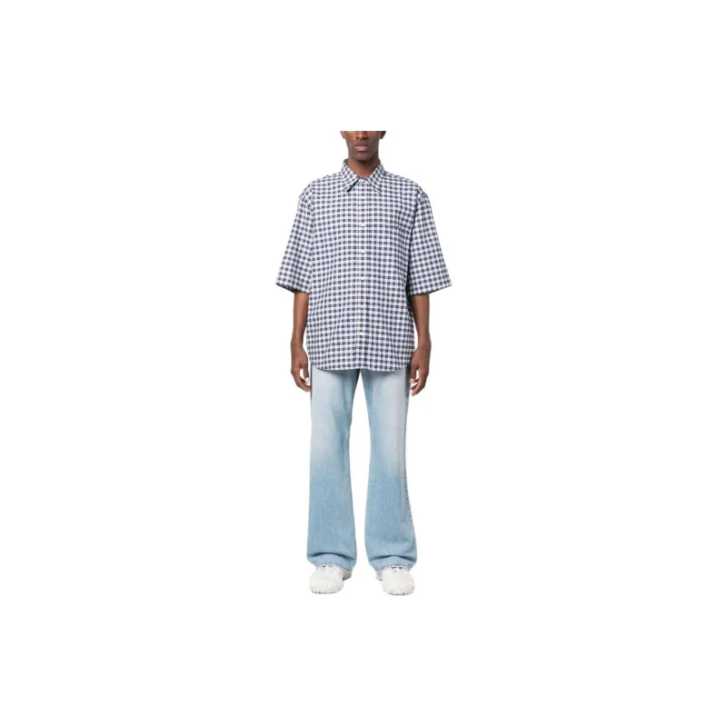 Acne Studios Checkered Button Up Shirt-3