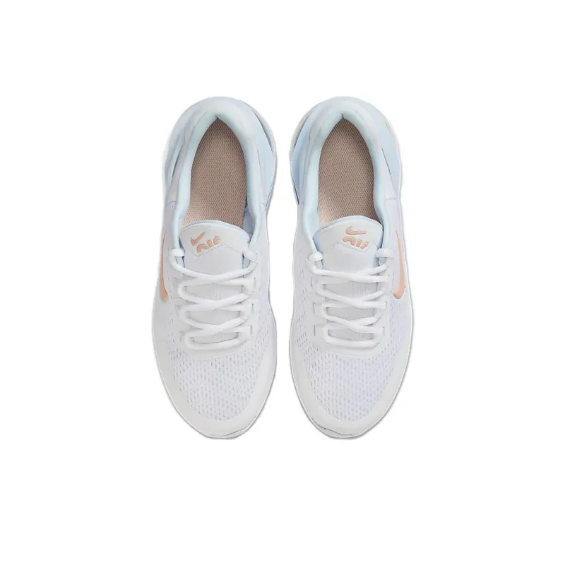 Nike Air Max 270 Cushioning And Breathable Low Top Kids' Running Shoes White Teenagers-3