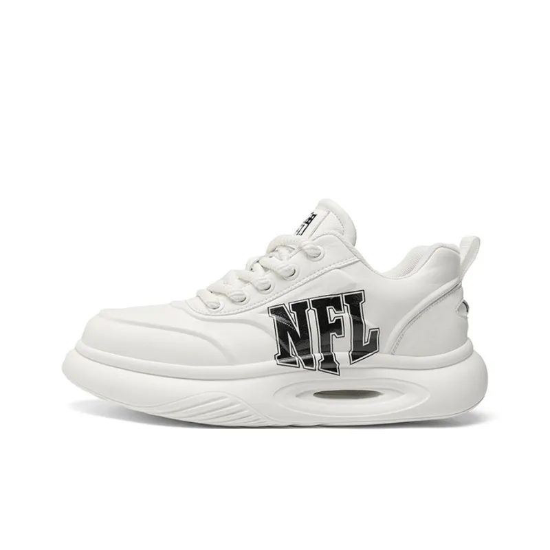 NFL Sport Casual Cushioning Lightweight Low Top Casual Shoes Men's Ecru-0