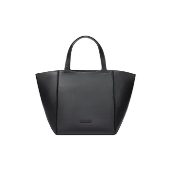 MICHAEL KORS Cow Leather Tote Bag Shopping Bag Handbag Medium Size Women's Black