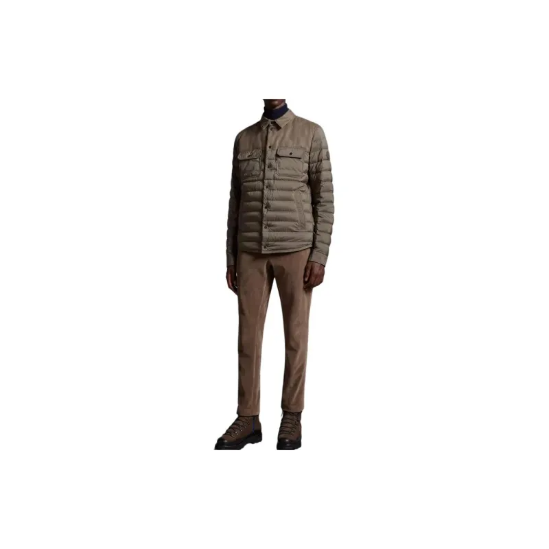 Moncler Down Jacket Men's Light Brown-1