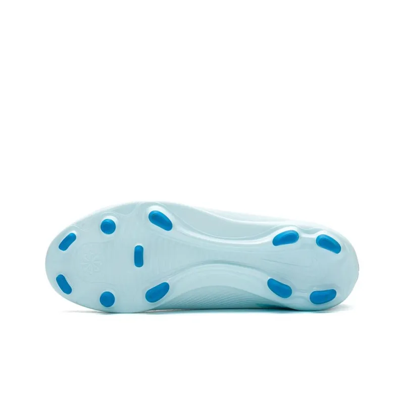 Nike Anti Slip Wear Resistant Low Top Kids' Soccer Shoes Blue Teenagers-6