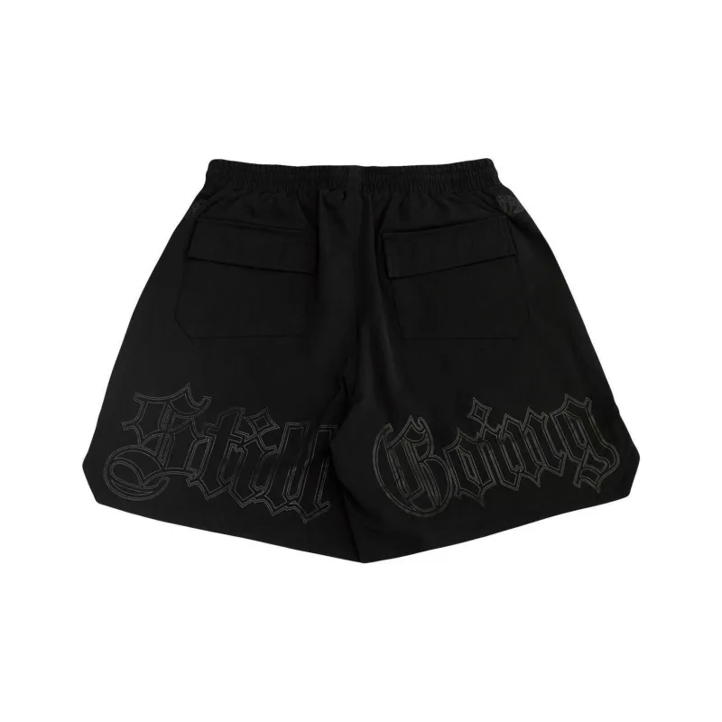 1807 Casual Shorts Unisex Black-1