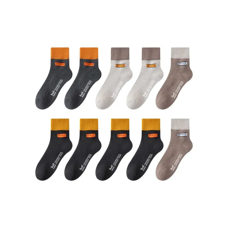MIIOW Mid-Calf Socks Men's Combo Set-53