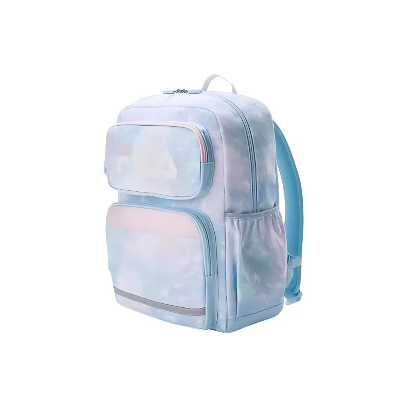 FILA Nylon Backpack Medium Size Unisex Blue & Multicolor-1