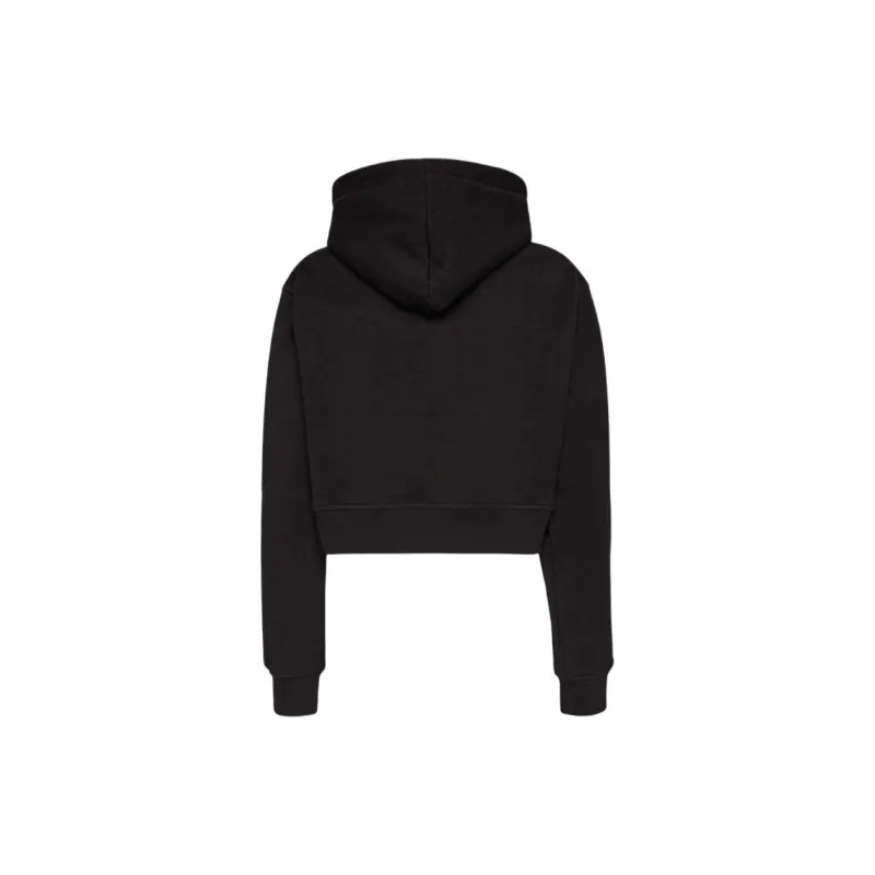 DSQUARED 2 Embellished Heart Cropped Cool Fit Hoodie-1