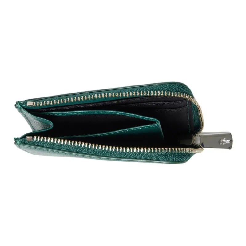 LACOSTE Cow Leather Wallet Men's Green-2