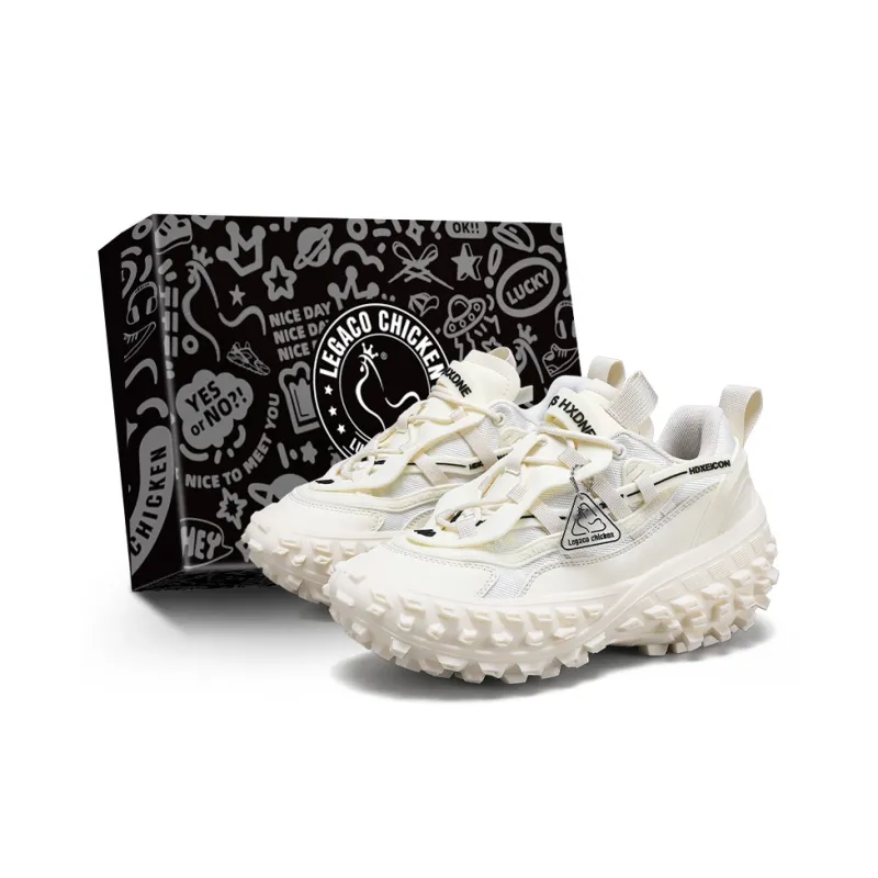 Legaco Chicken Anti-Slip And Wear-Resistant Height Increasing Low-Top Chunky Sneakers Unisex-24