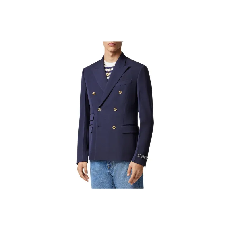 VERSACE Double Breasted Tailored Blazer-3