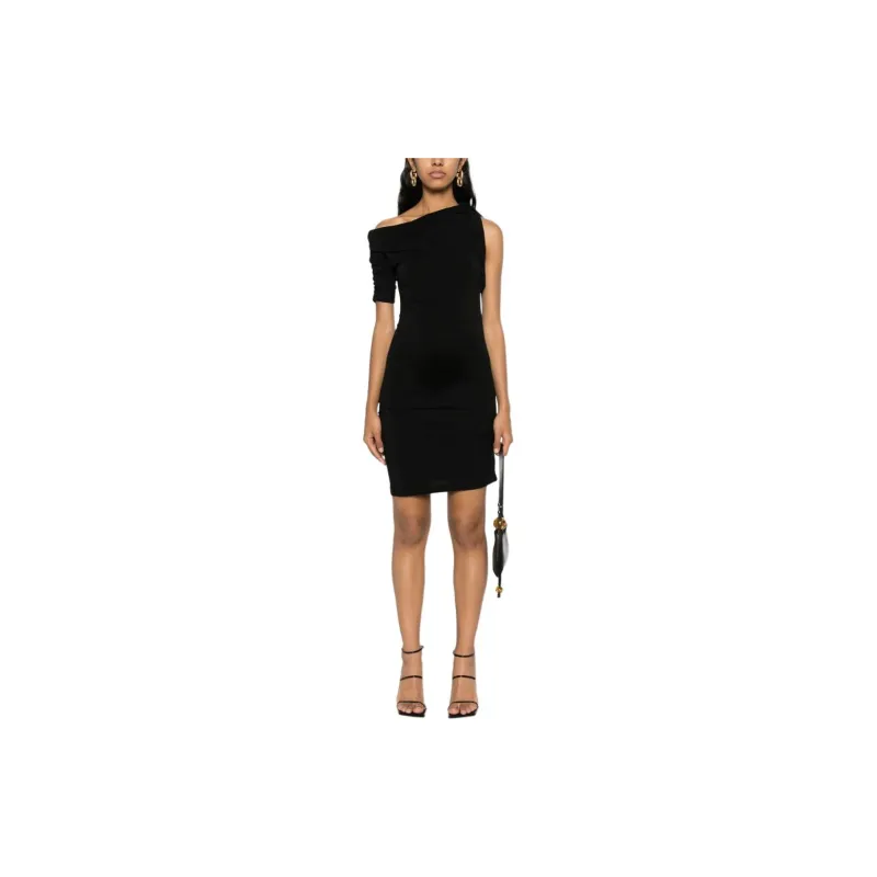 Jacquemus Draped Pleated Dress-1