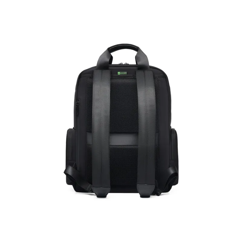 OIWAS Fabric Laptop Bag, Backpack, Travel Backpack Men's Black/Rock Stone Green-3