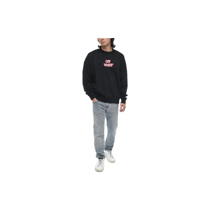 OFF WHITE Sweatshirt Regular Men's Black-2