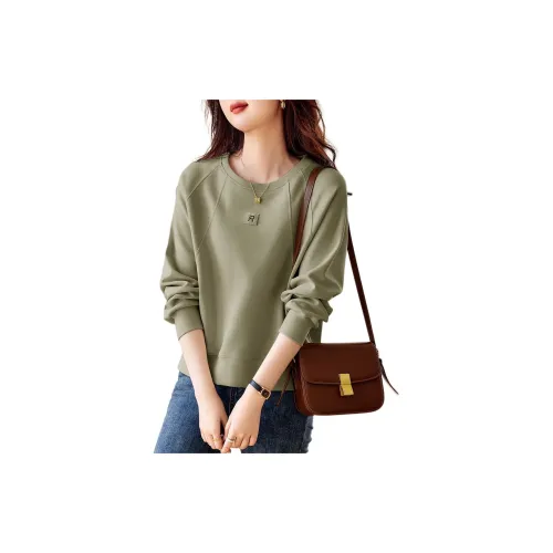 XWI Sweatshirts Women's Deep Forest Green