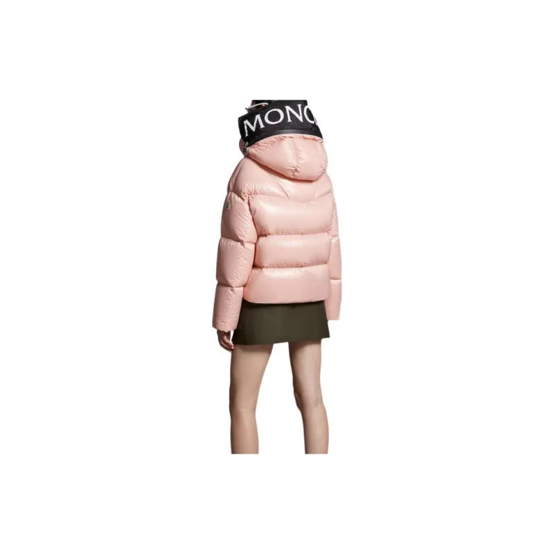 Moncler Huppe Short Down Jacket 'Pink'-4