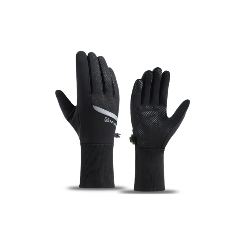 Yamaichi Maru Microfiber+O Particle Velvet+Dive Cloth+Conductive Fiber Cycling Gloves Men's-2