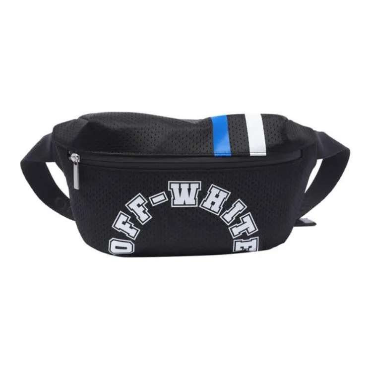 OFF WHITE Outdoor Baseball Waist Bag Black-2