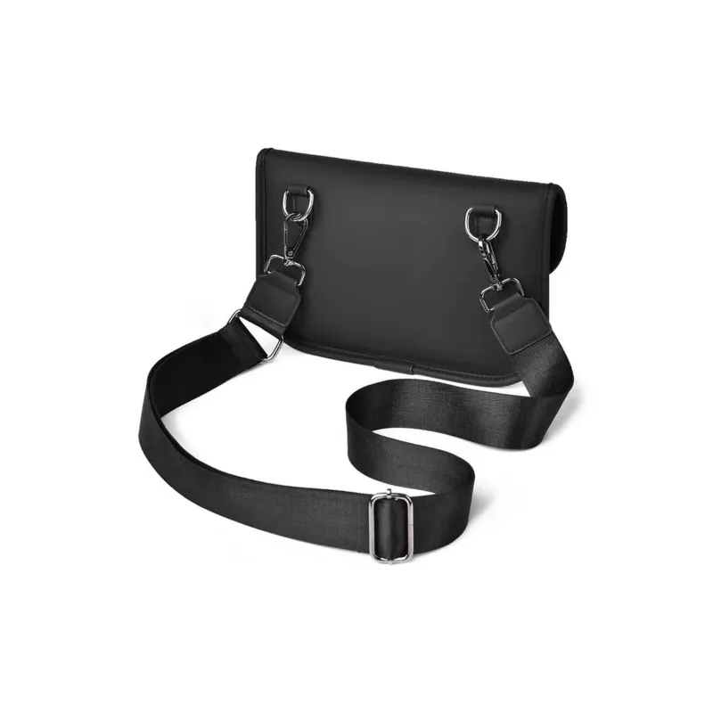 Slazenger PU Messenger Bag Crossbody Bags Regular Men's Black/Gray/Dazzling Color-2
