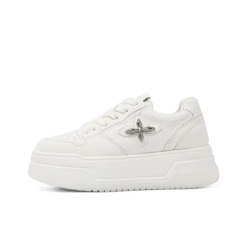 CAMEIDO Height Increasing Low Top Skateboard Shoes Women's