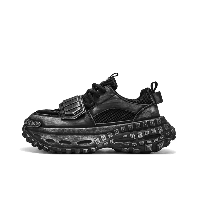 DM Trendy Versatile Minimalist Style Low Top Chunky Sneakers Men's-3