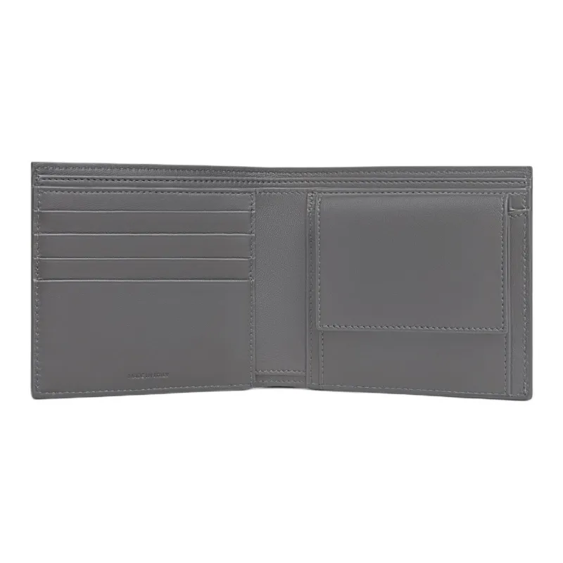 CELINE Calfskin Wallet Unisex Anthracite-3