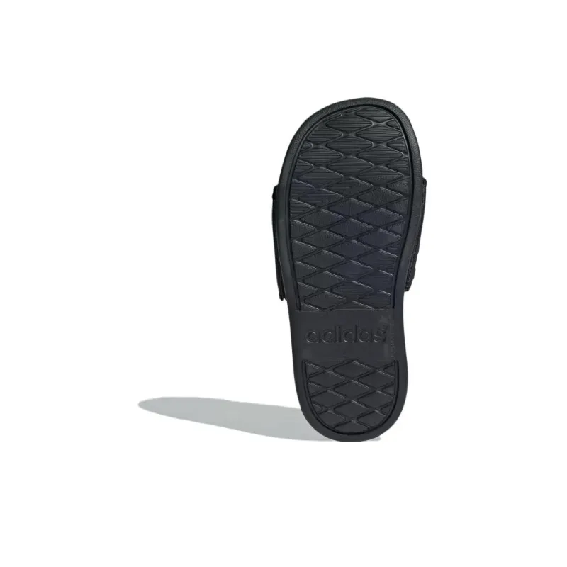 Adidas Adilette Anti-Slip Wear-Resistant Kids' Slippers Black White Kids'-4