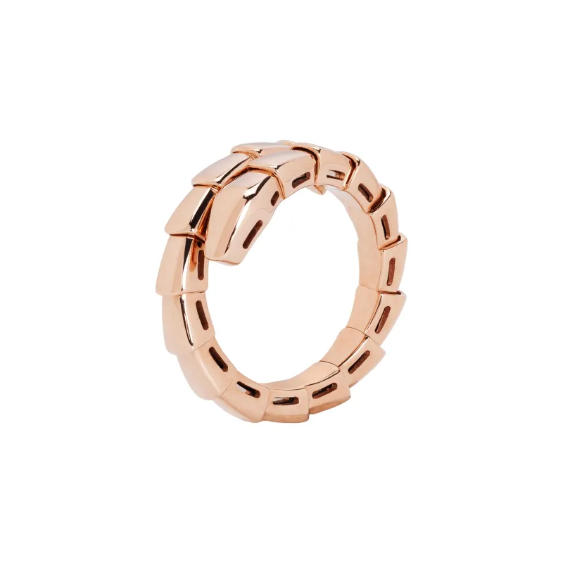 BVLGARI SERPENTI VIPER 18K Rose Gold Rings Unisex Rose Gold-0
