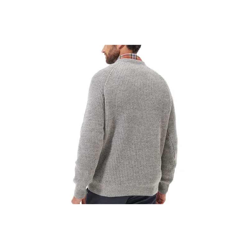 BARBOUR SS24 Sweater Men's Light Gray-3