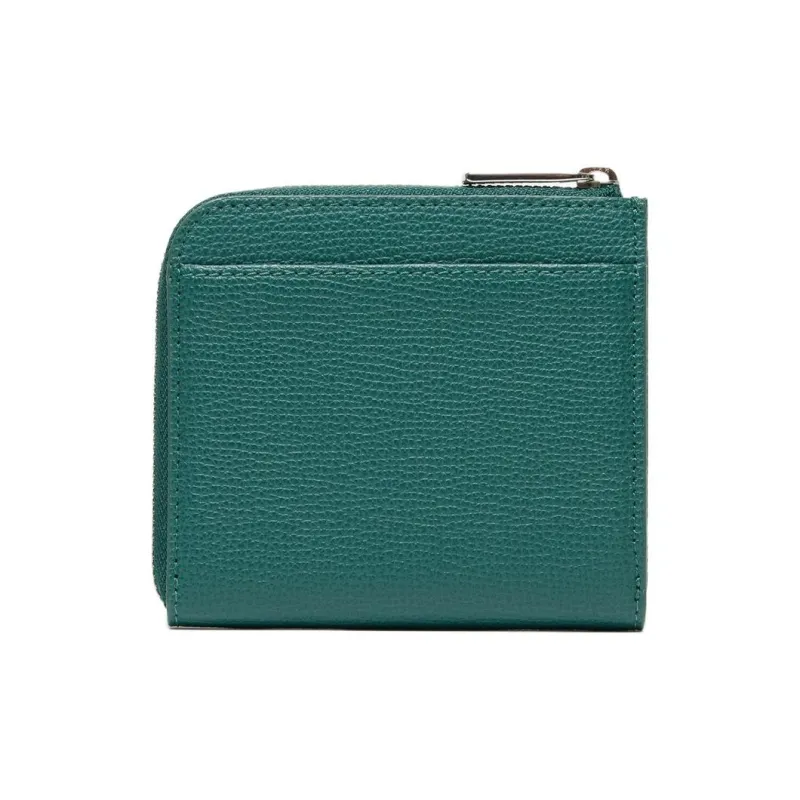 LACOSTE Cow Leather Wallet Men's Green-1