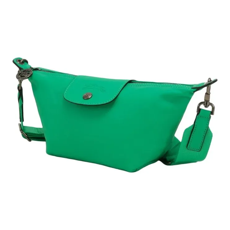 LONGCHAMP Le Pliage Xtra Cow Leather Dumpling Bag Crossbody Bag Shoulder Bag Mini Women's Green-1