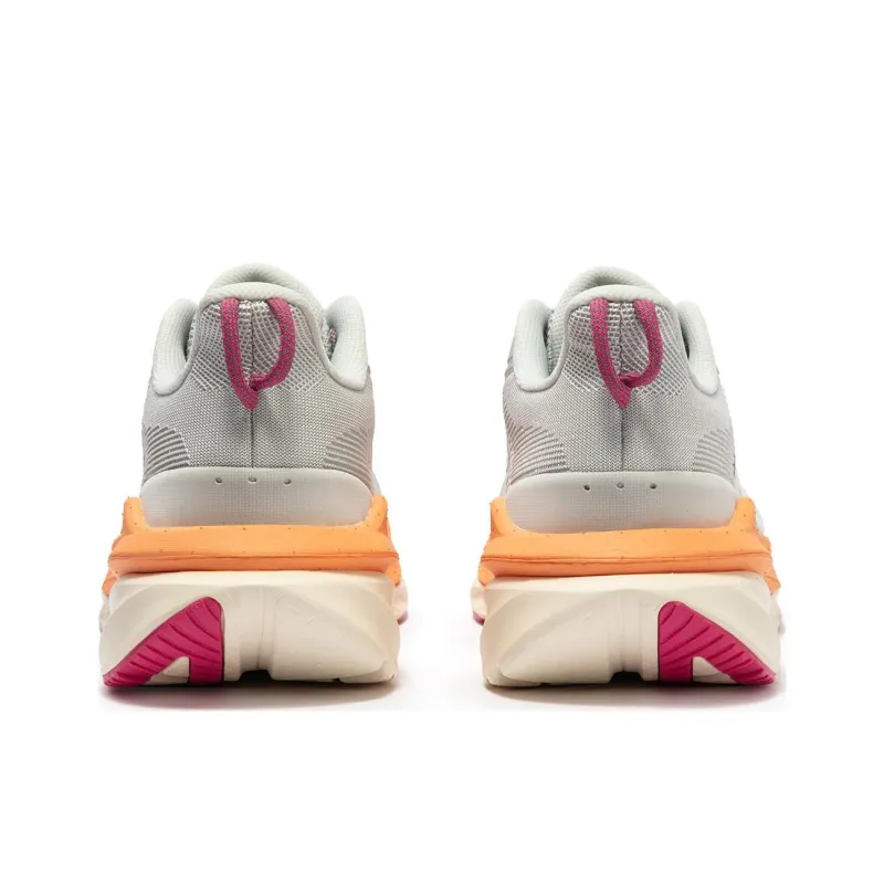 361° Wear Resistant Slip Resistant Low Top Casual Running Shoes Men's Gray Orange-3