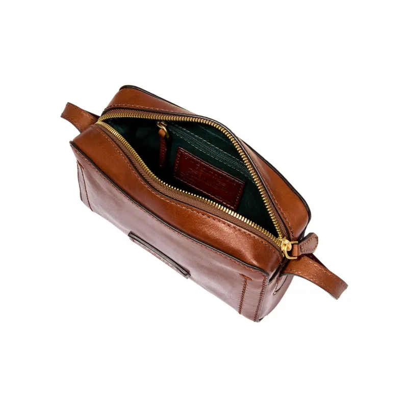 THE BRIDGE Leather Camera Bag Shoulder Bag Crossbody Bag Women's Brown-3