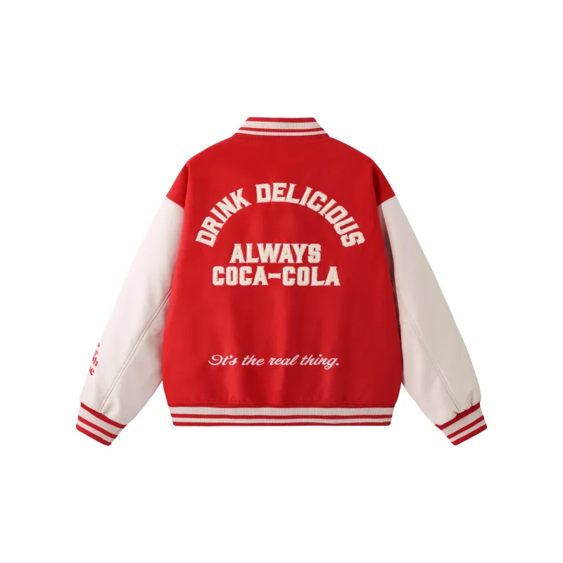 Coca Cola Baseball Jacket Unisex-4
