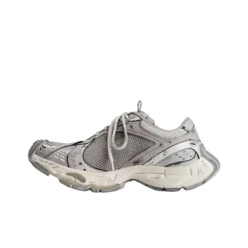 Balenciaga Stapler Stapler Shoe Staples Low Top Chunky Sneakers Women's Beige