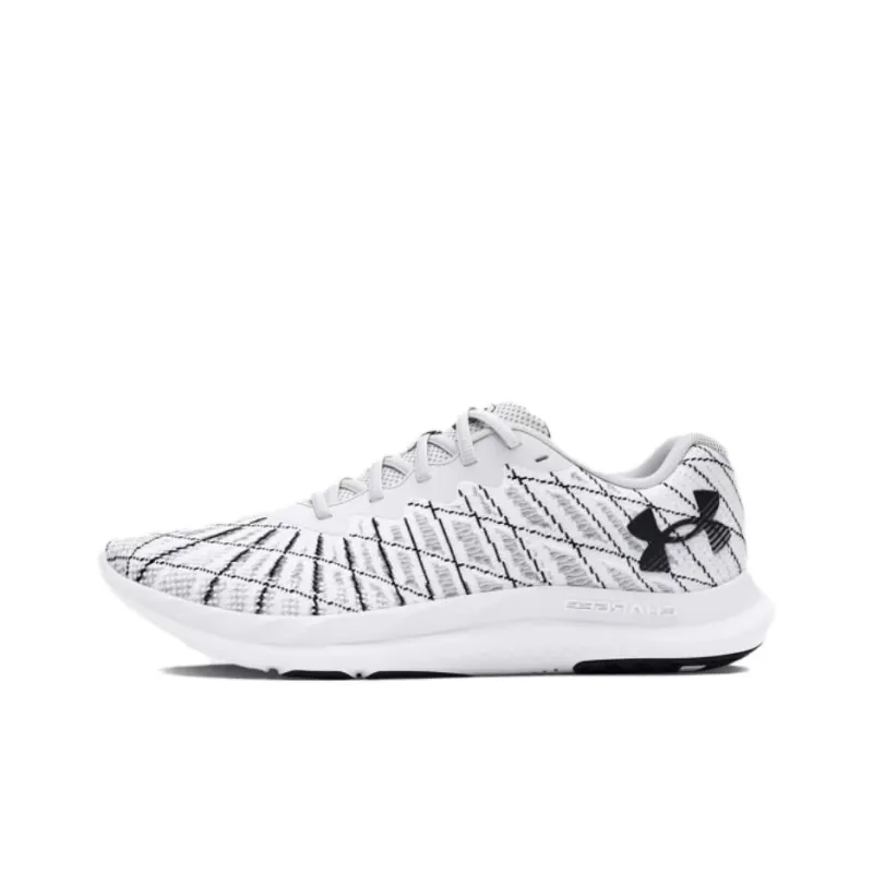 Under Armour Charged Breeze 2 Anti-Slip Wear-Resistant Low-Top Casual Running Shoes Men's White-0