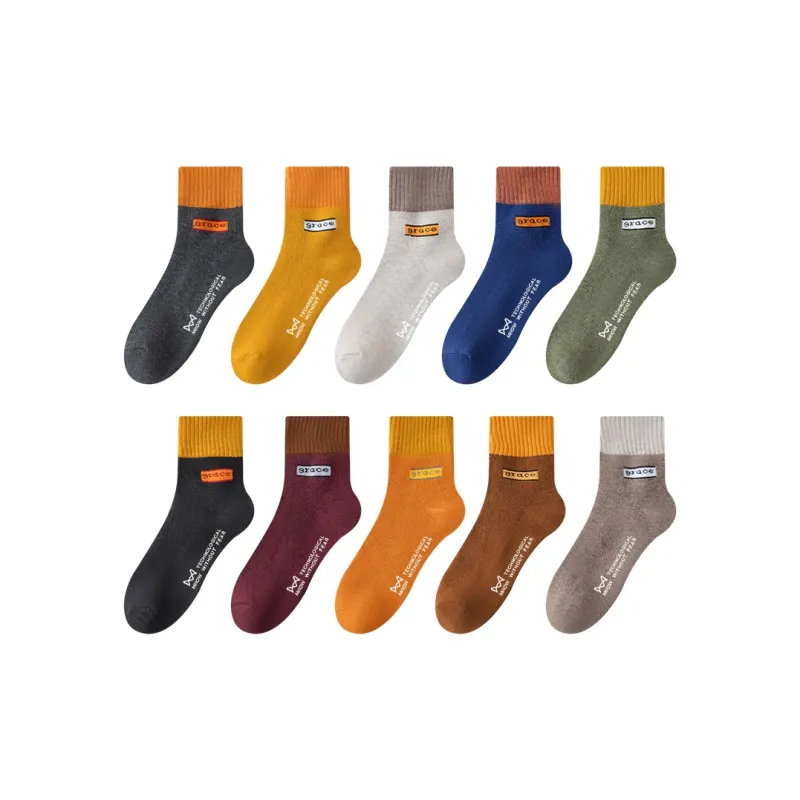 MIIOW Mid-Calf Socks Men's Combo Set-42