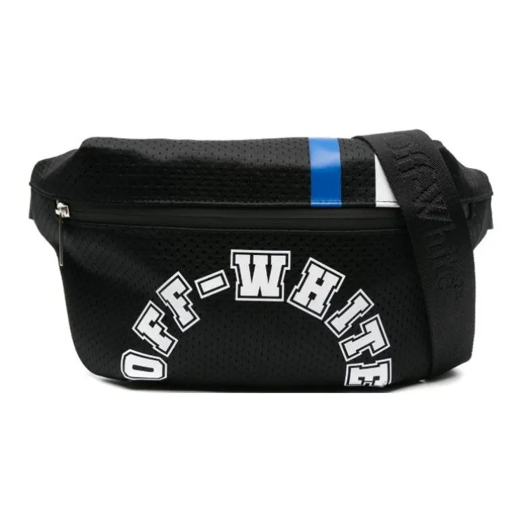 OFF WHITE Outdoor Baseball Waist Bag Black-1