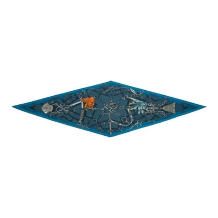 HERMES Cashmere Knit Scarves Men's Multicolor-0